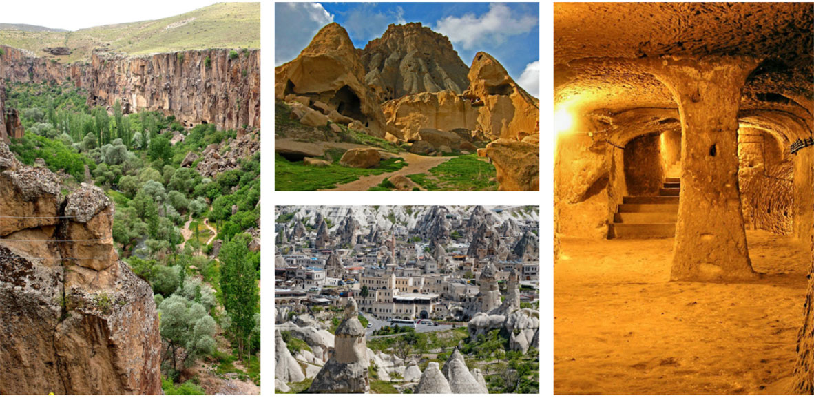 South Cappadocia Green Tour with lunch